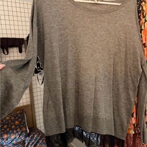 Joie Charcoal Knit Top